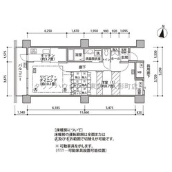 東雲キャナルコートＣＯＤＡＮ１８号棟の物件間取画像